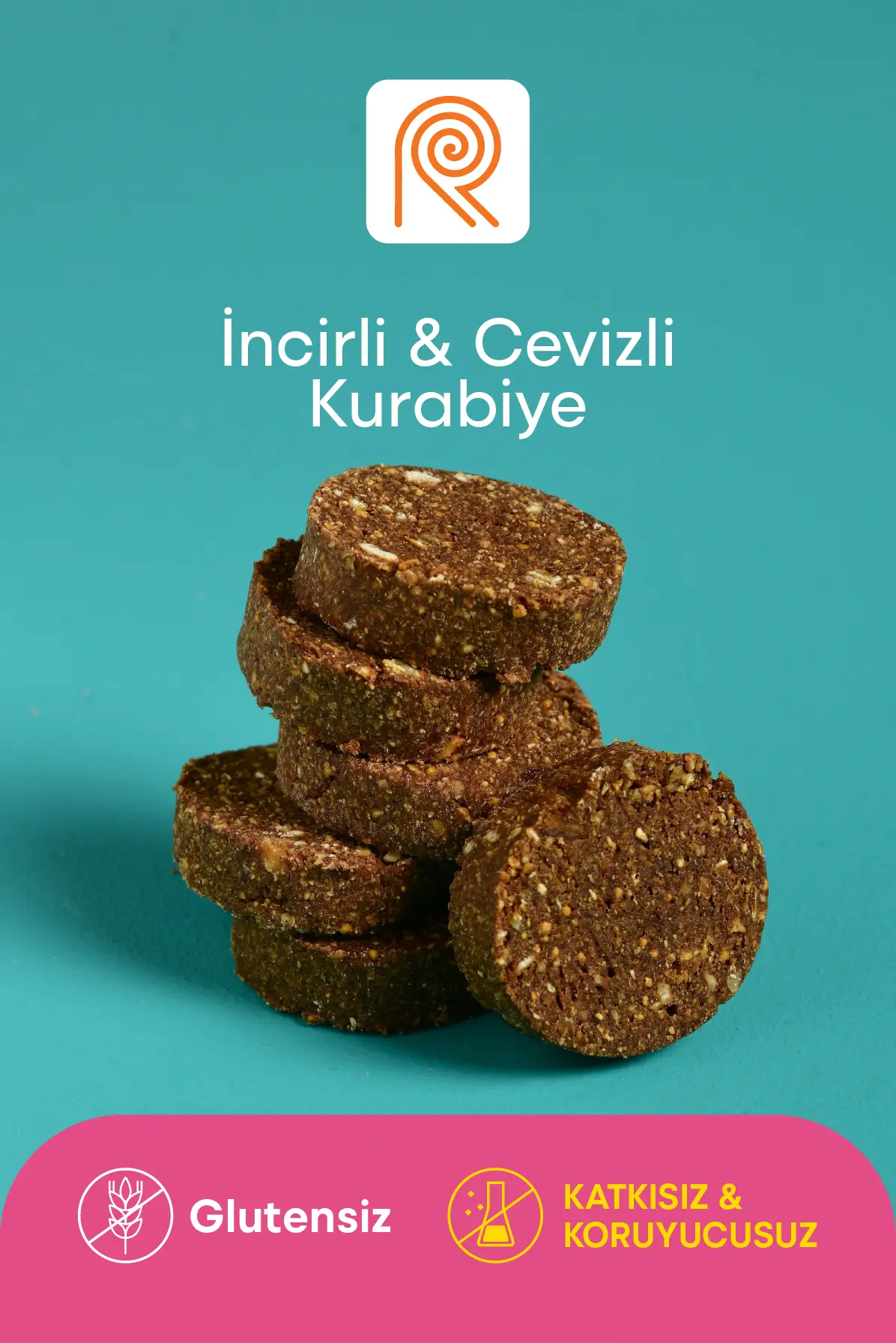 İNCİRLİ & CEVİZLİ KURABİYE - 8’Lİ PAKET